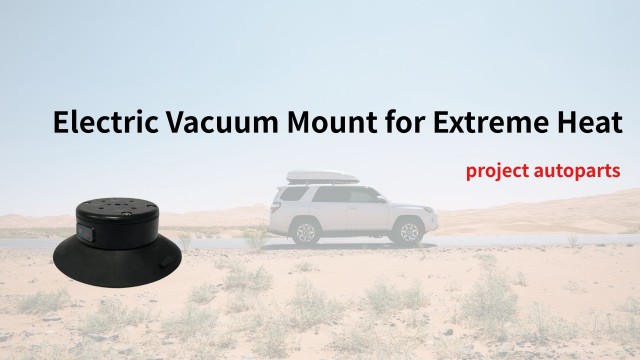 Heat-resistant suction cup car mount for Middle East use