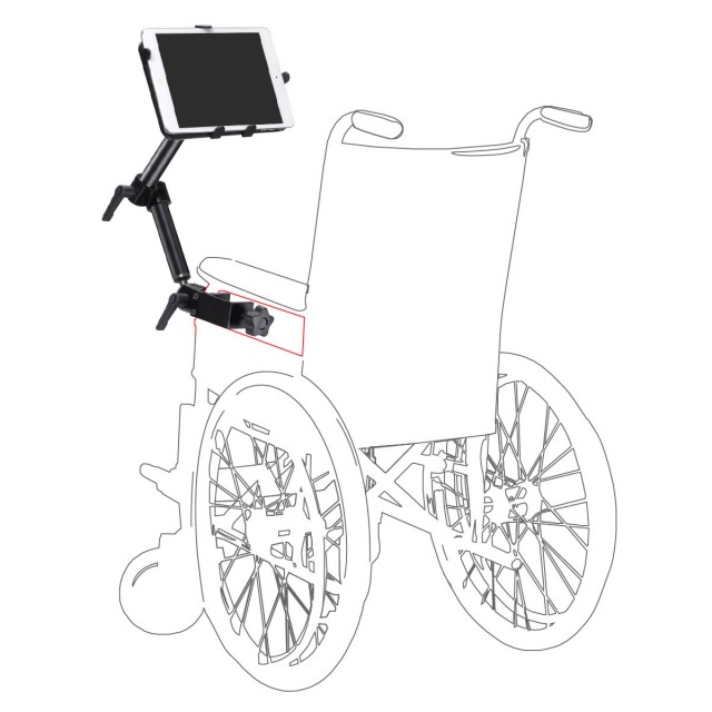 SLICKA W Wheelchair Mount