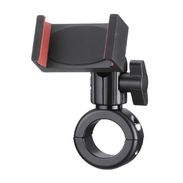 PROJECT AUTOPARTS mounting accessory with circular base and adjustable clamp, featuring red padding for secure device holding.