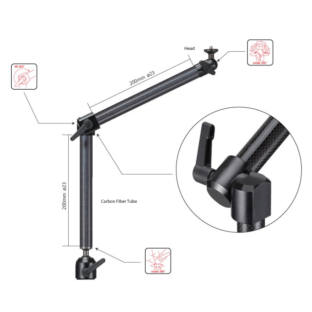 LUXTER 121 Car Seat Rail Mount