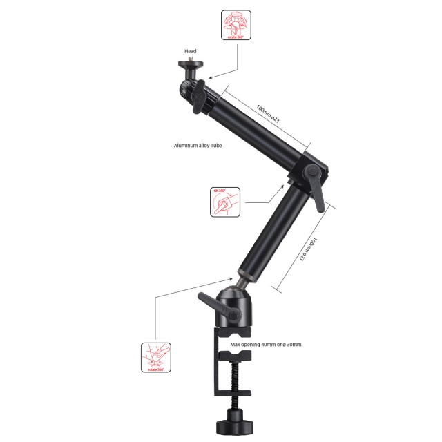 SLICKA W Wheelchair Mount